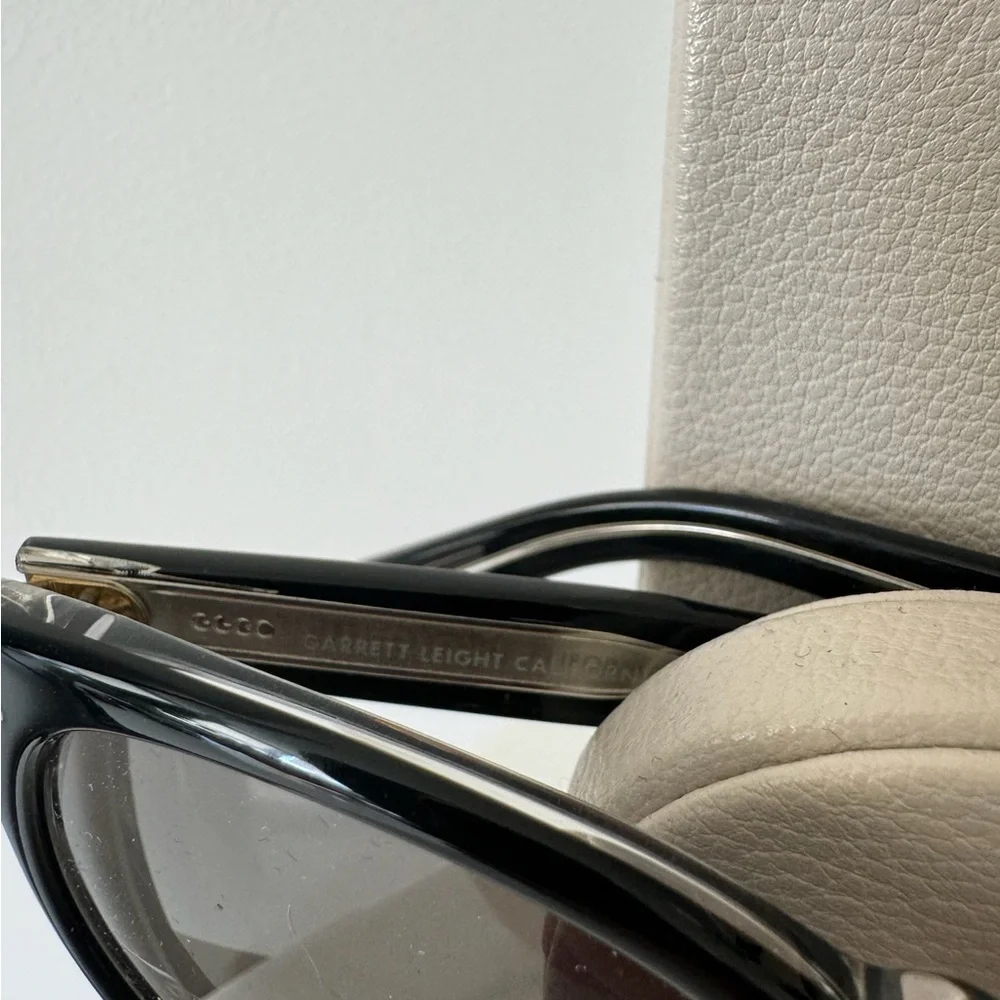 Garrett Leight Boccaccio BKLCY black sunglasses - Picture 6 of 9